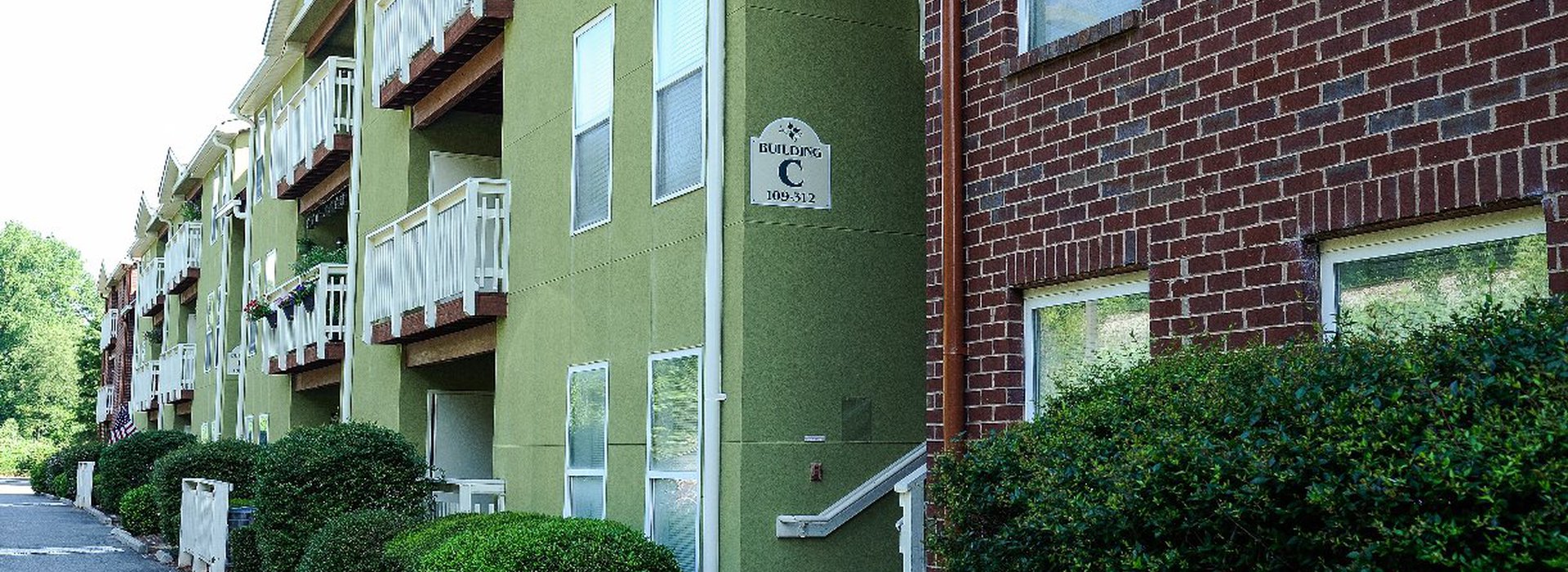 exterior of the Brumby Loft Apartments